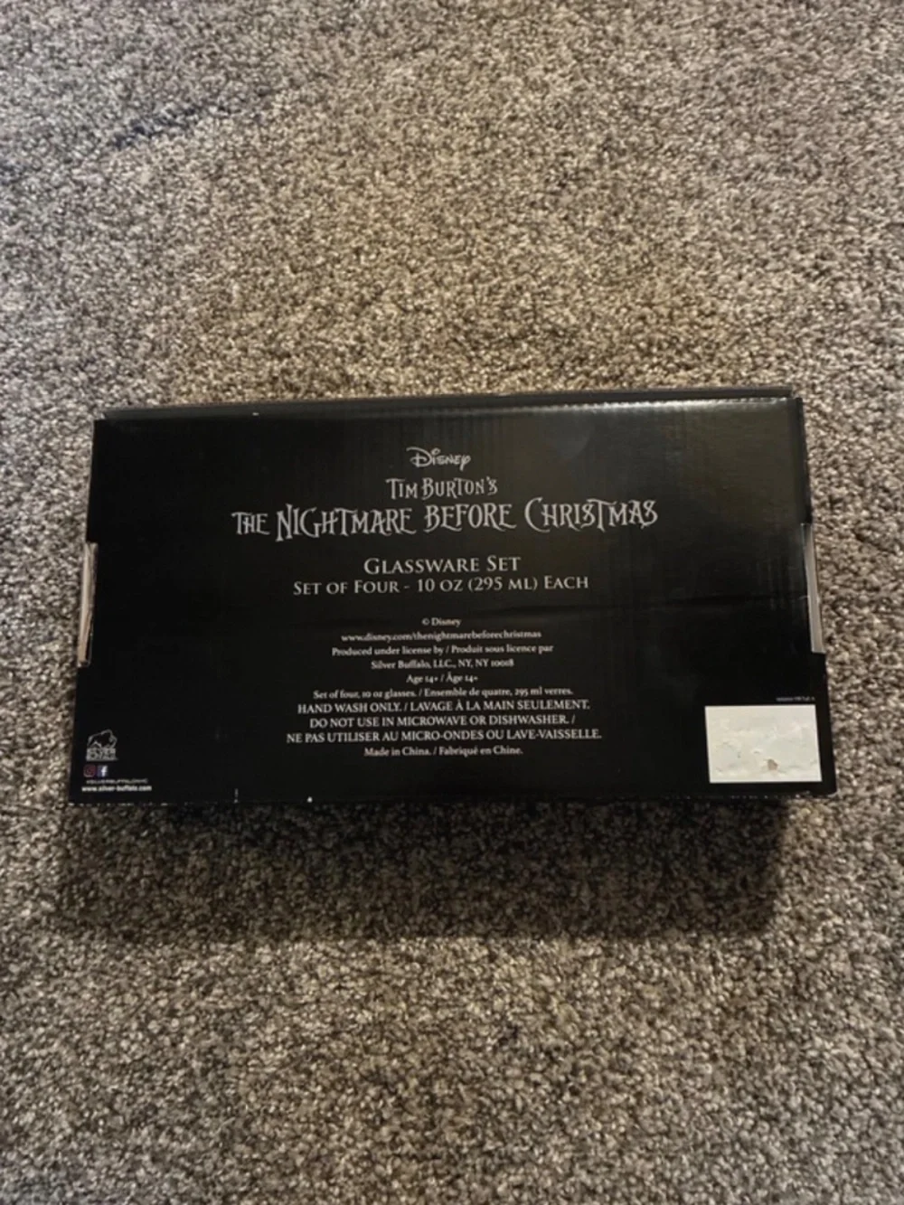 The Nightmare Before Christmas Glassware Set